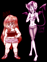 The girls (pencils by Teslakoi)